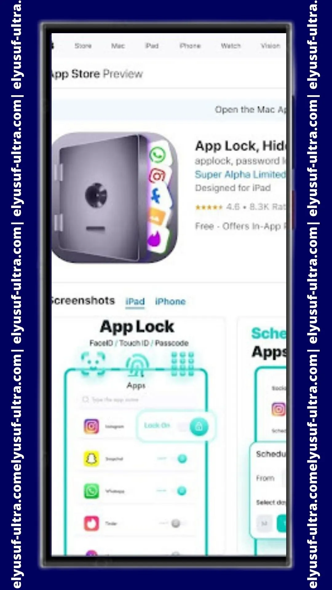 تطبيق App Lock, Hide Passwords Apps