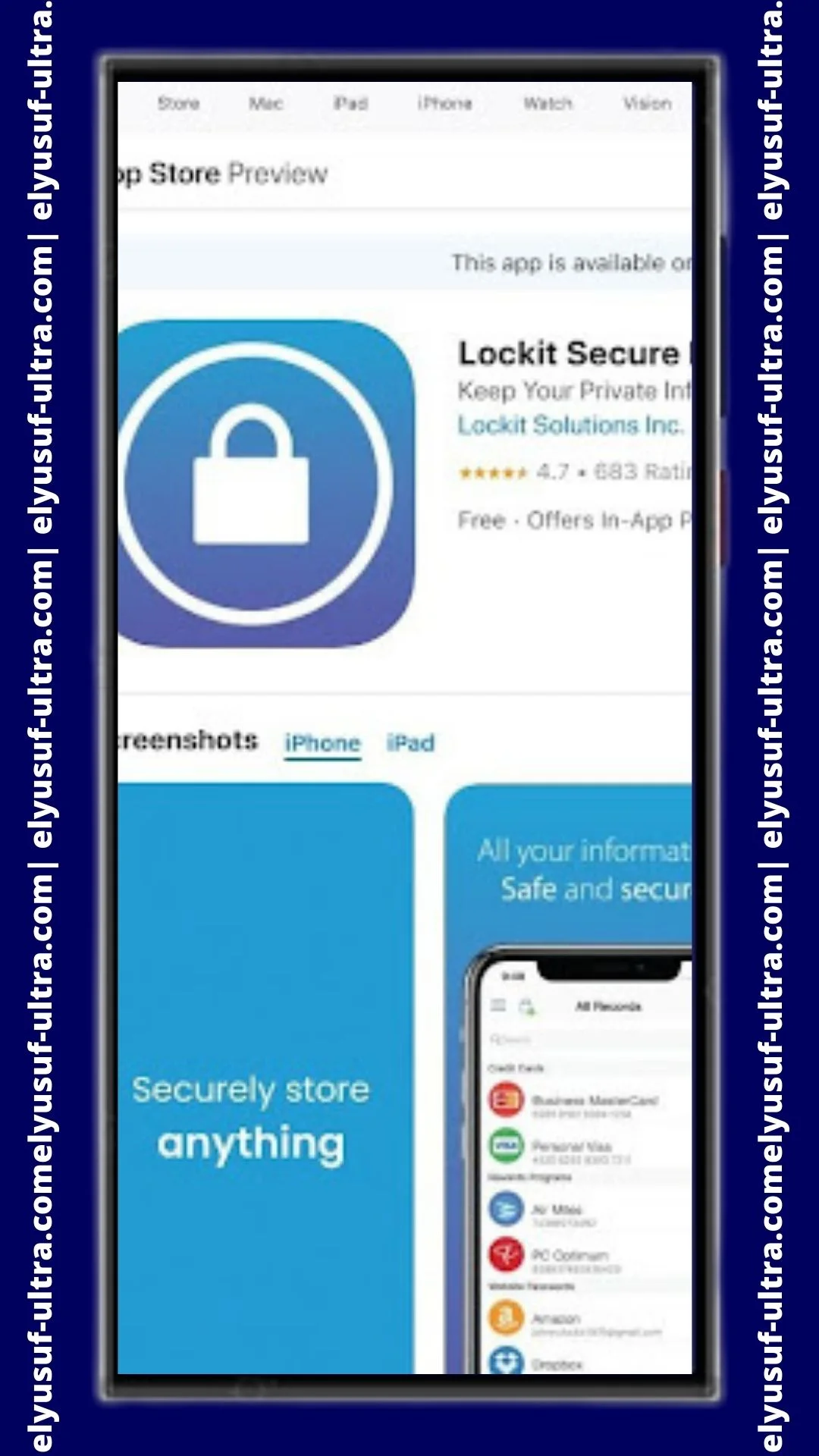 تطبيق LOCKit 