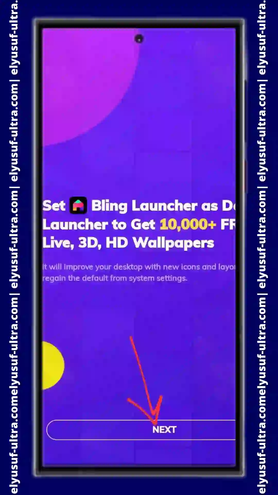 برنامج Bling Launcher