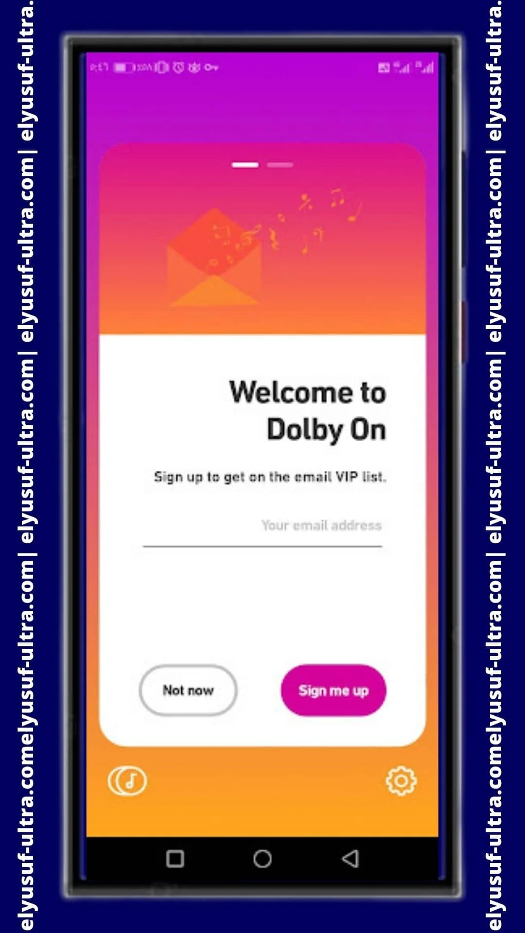 استخدام برنامج Dolby On