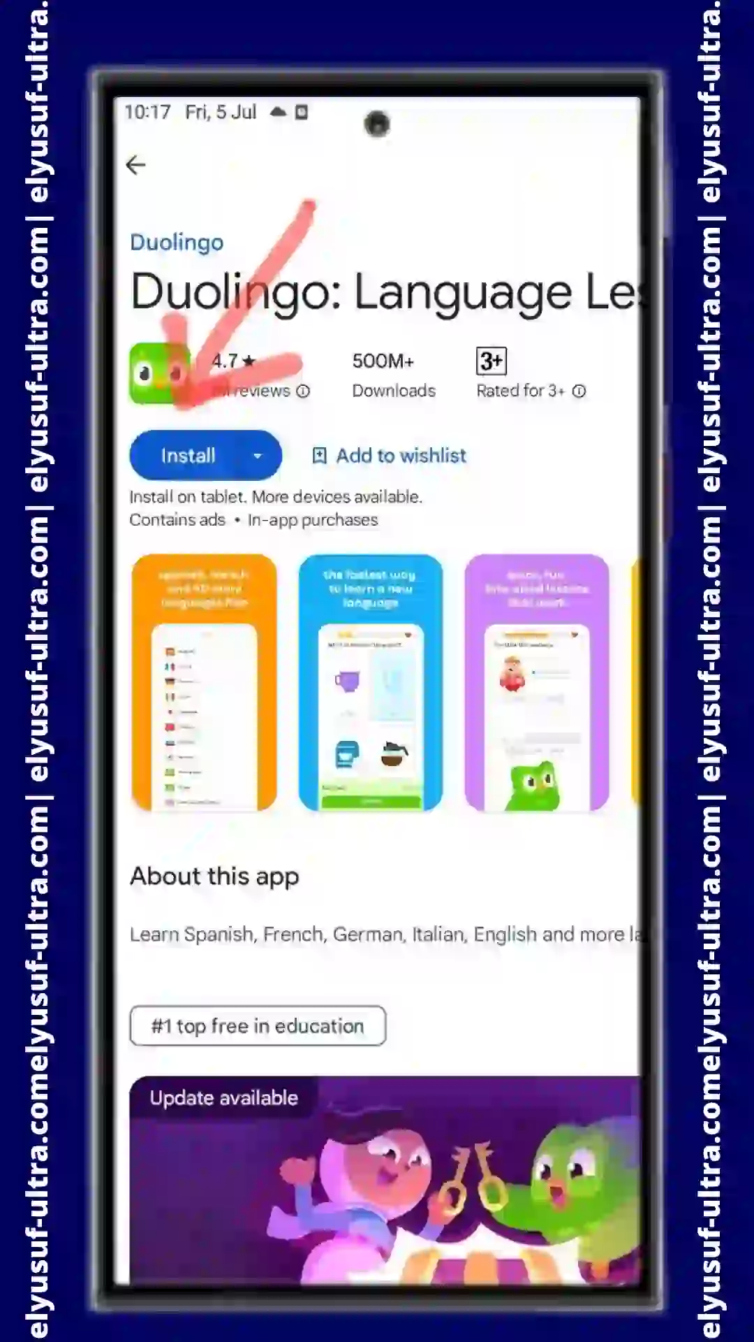 تحميل تطبيق Duolingo