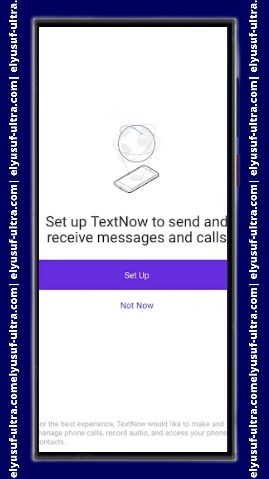 الغرض من برنامج TextNow