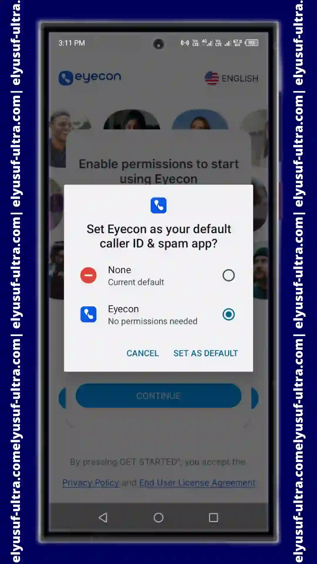 تنزيل تطبيق Eyecon للايفون