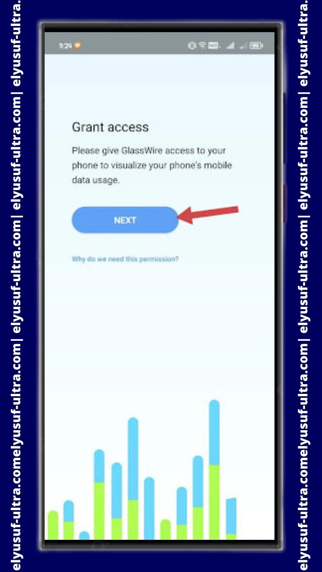 تطبيق GlassWire Data Usage Monitor