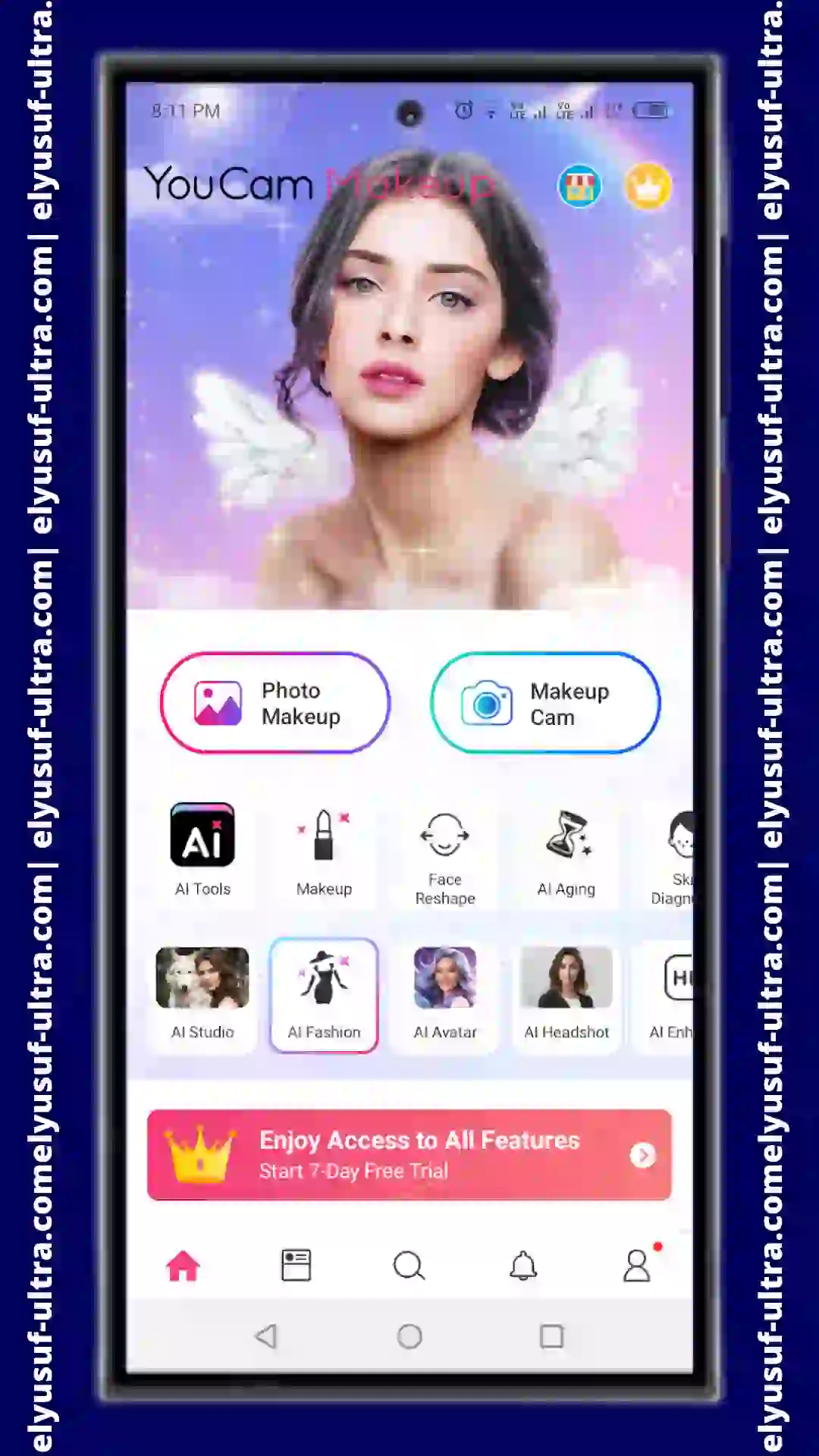 طريقة استخدام تطبيق you cam makeup