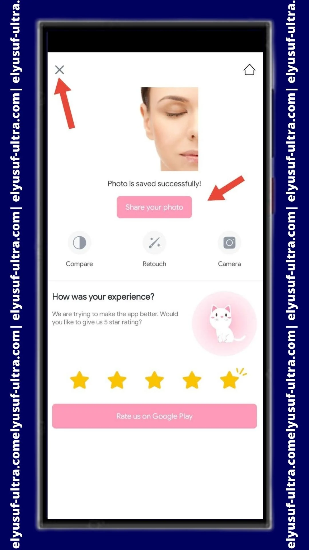 طريقة استخدام تطبيق YuFace Makeup Photo, Face App