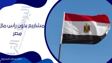 مشاريع بدون رأس مال في مصر